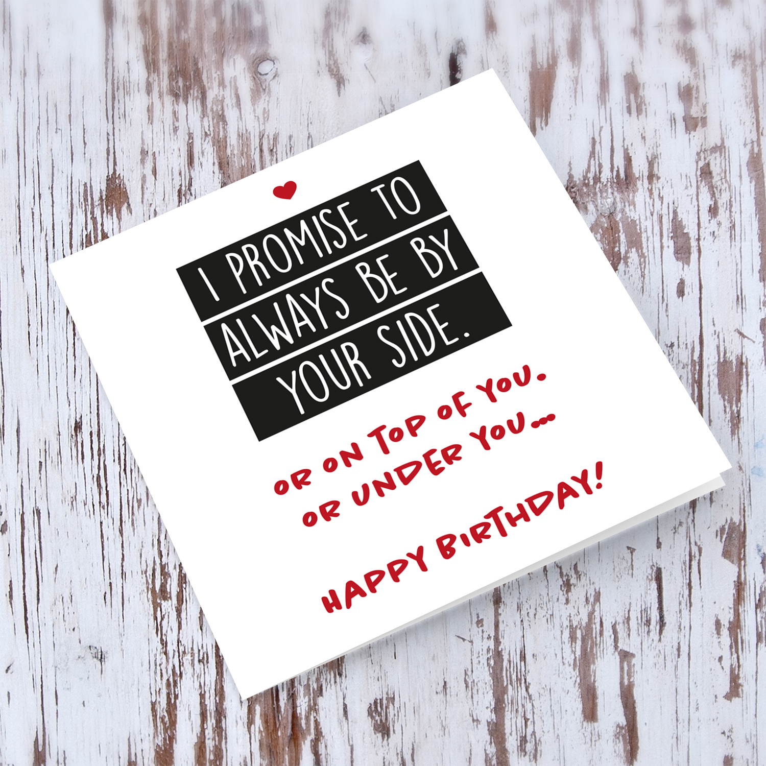 Funny birthday card for partner / wife / husband / boyfriend / girlfriend  in English | Witty Creations